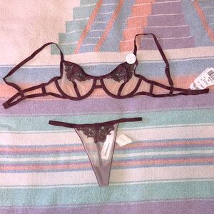 NWT Maroon Lingerie